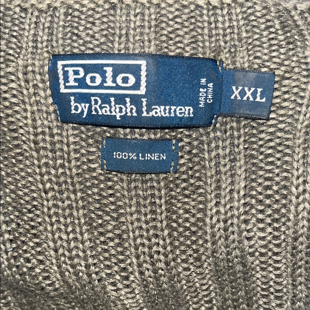Polo by Ralph Lauren Charcoal Linen Knit XXL
